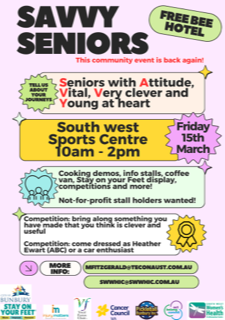 Seniors Expo - South West Sports Centre